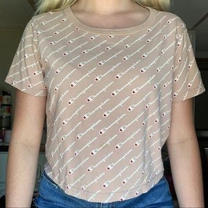 Champion crop top Tshirt